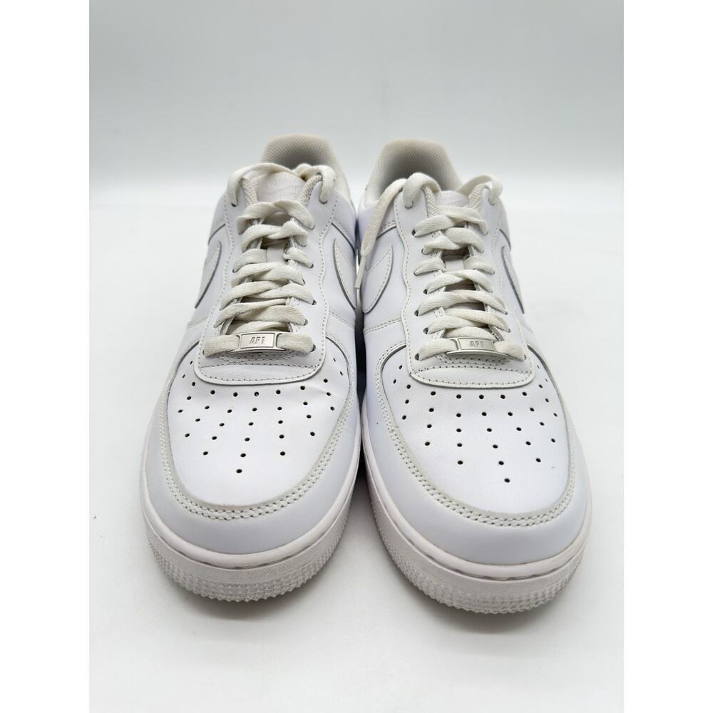 Nike Air Force 1 '07 Low Mens Size 11 White Casual Lifestyle Shoes Sneakers - Picture 3 of 7